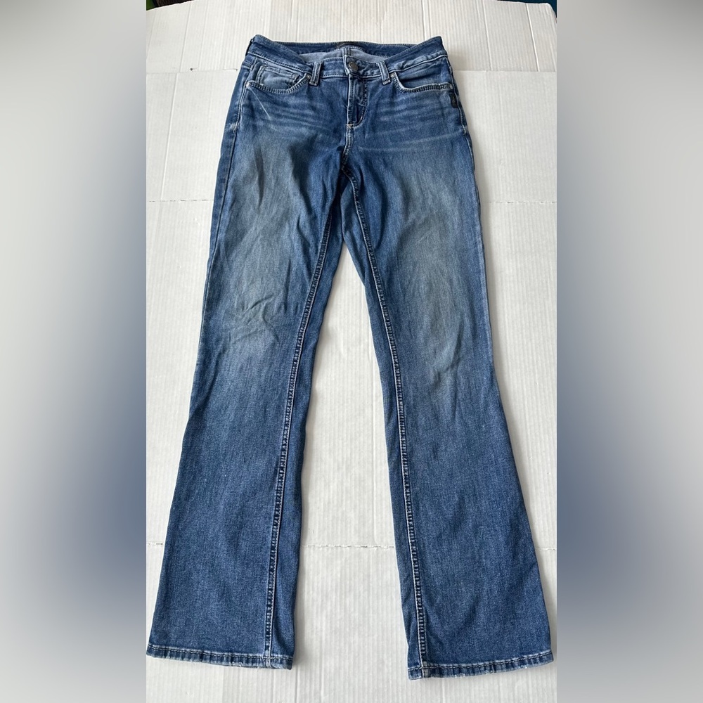SILVER Women’s Jeans Elyse Slim Boot denim 5-pocket stretch Size‎ W25/L33